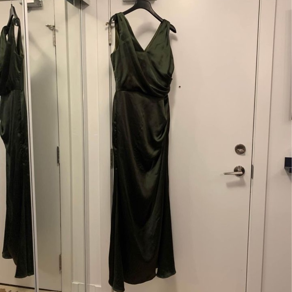 Revelry dark green dress